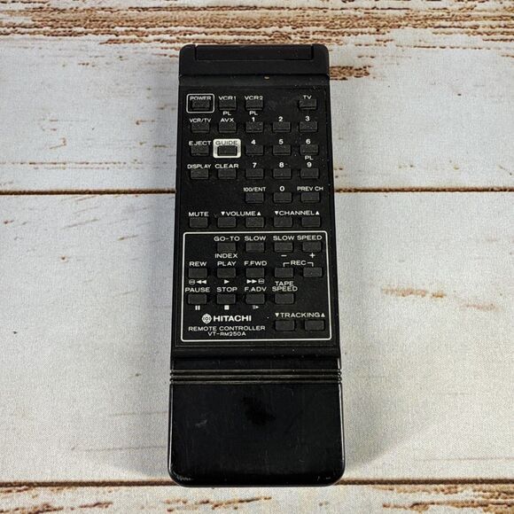 Hitachi VT-RM250A Remote Control Tested - Picture 1 of 2